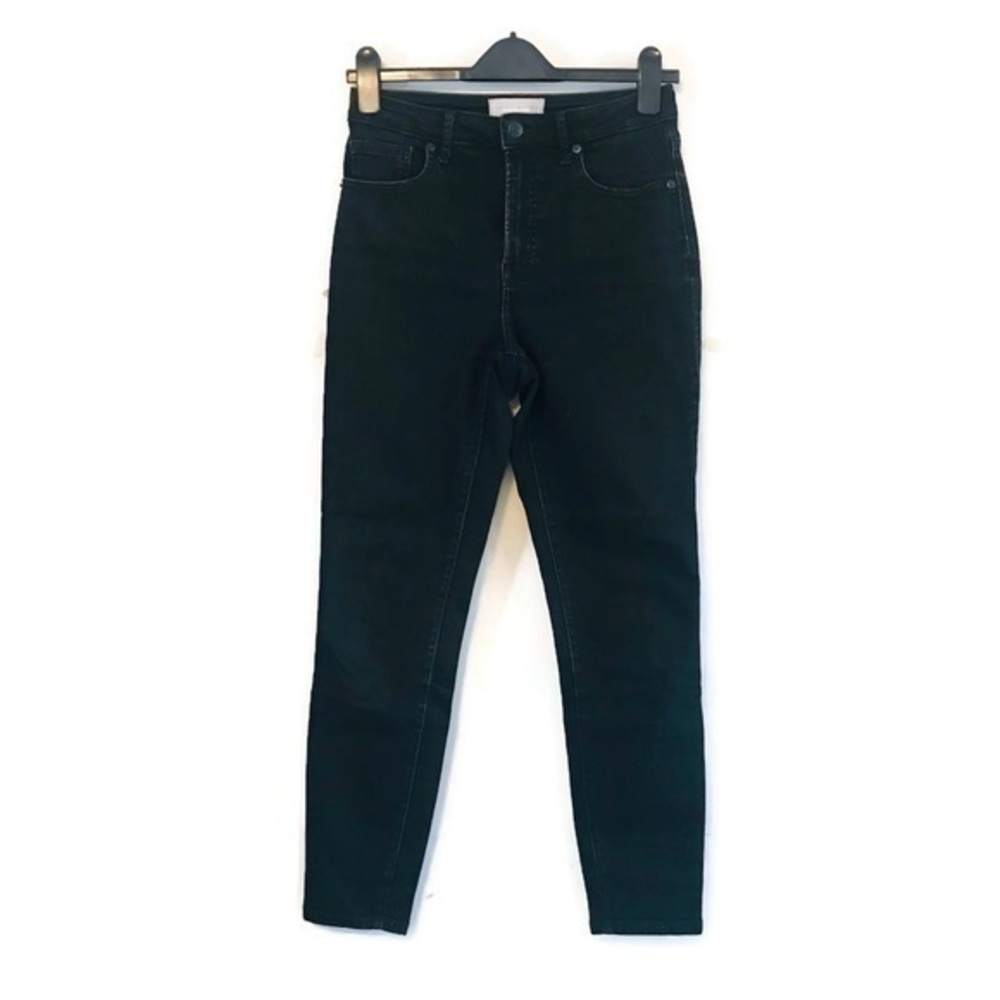 EVERLANE Ash Black The Curvy High Rise Skinny Jeans Women’s size 27 4